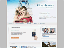 Tablet Screenshot of paris-annuaire.net